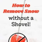 revolutionize your snow removal ditch the shovel and use a tarp instead