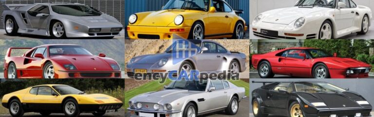 The Fastest Cars of the 1980s: A Look Back at Speed Legends